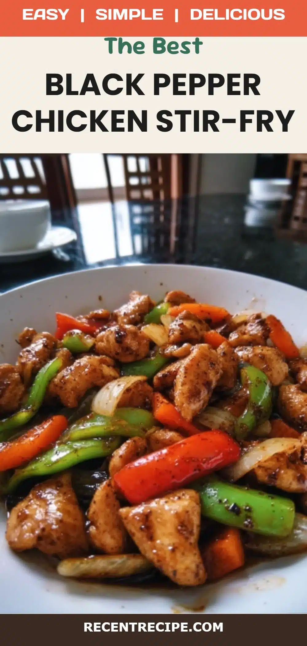 Black Pepper Chicken Stir-Fry