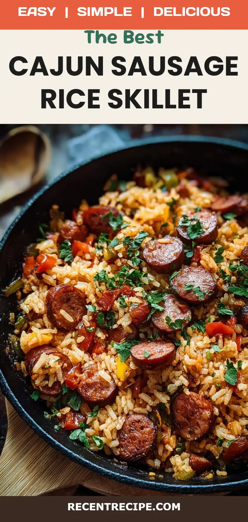 Cajun Sausage Rice Skillet