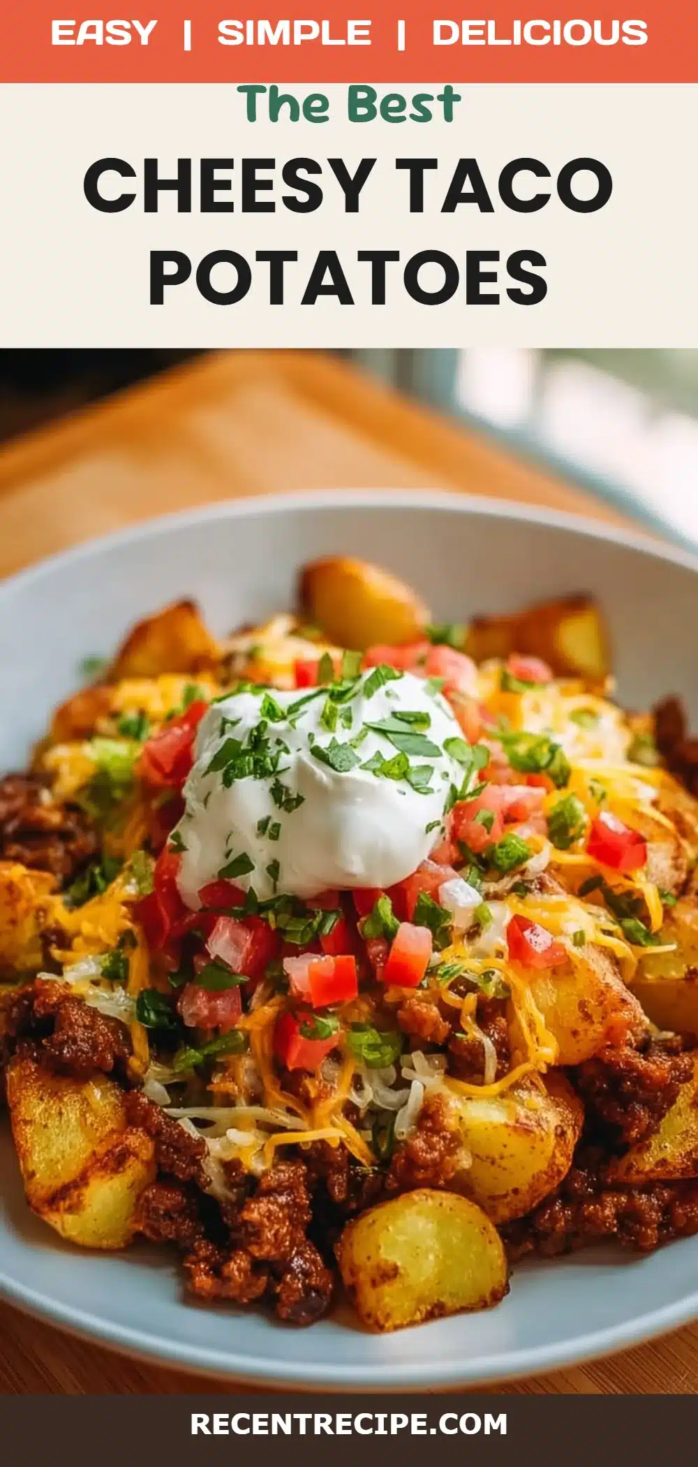 Cheesy Taco Potatoes