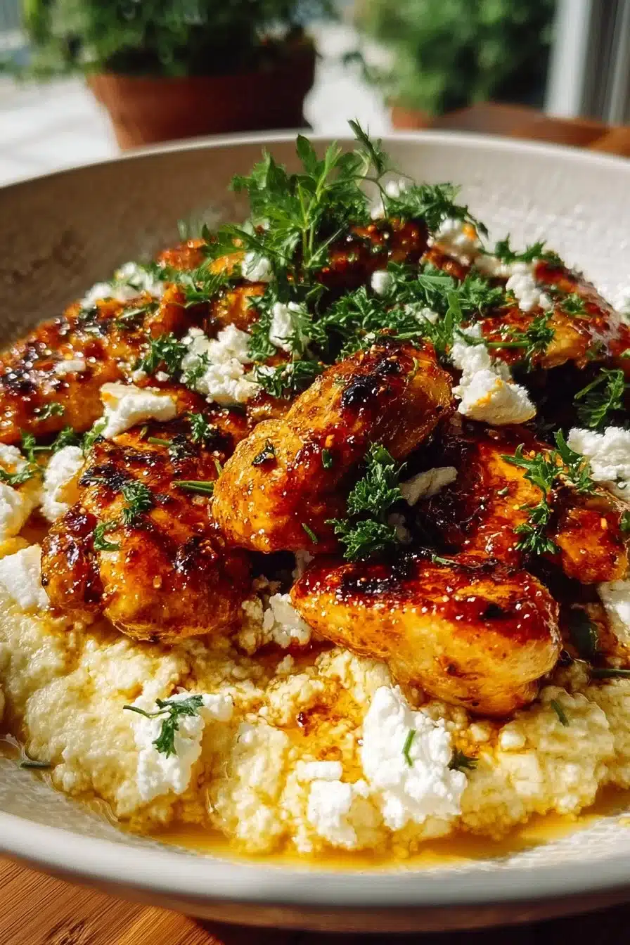 Hot Honey Feta Chicken