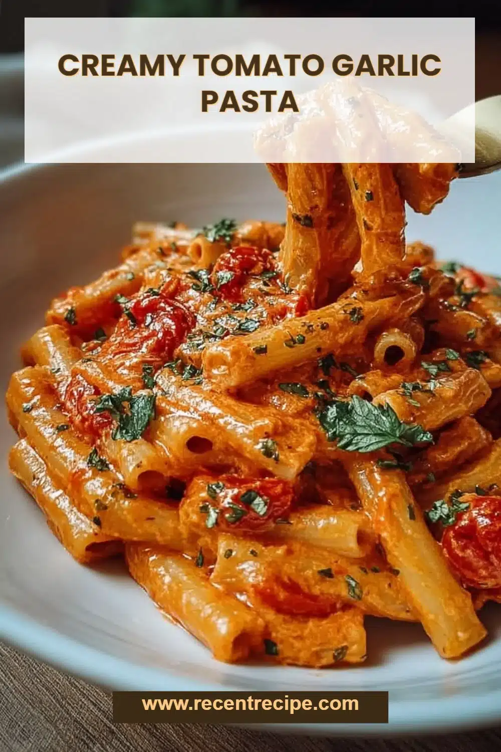 Creamy Tomato Garlic Pasta