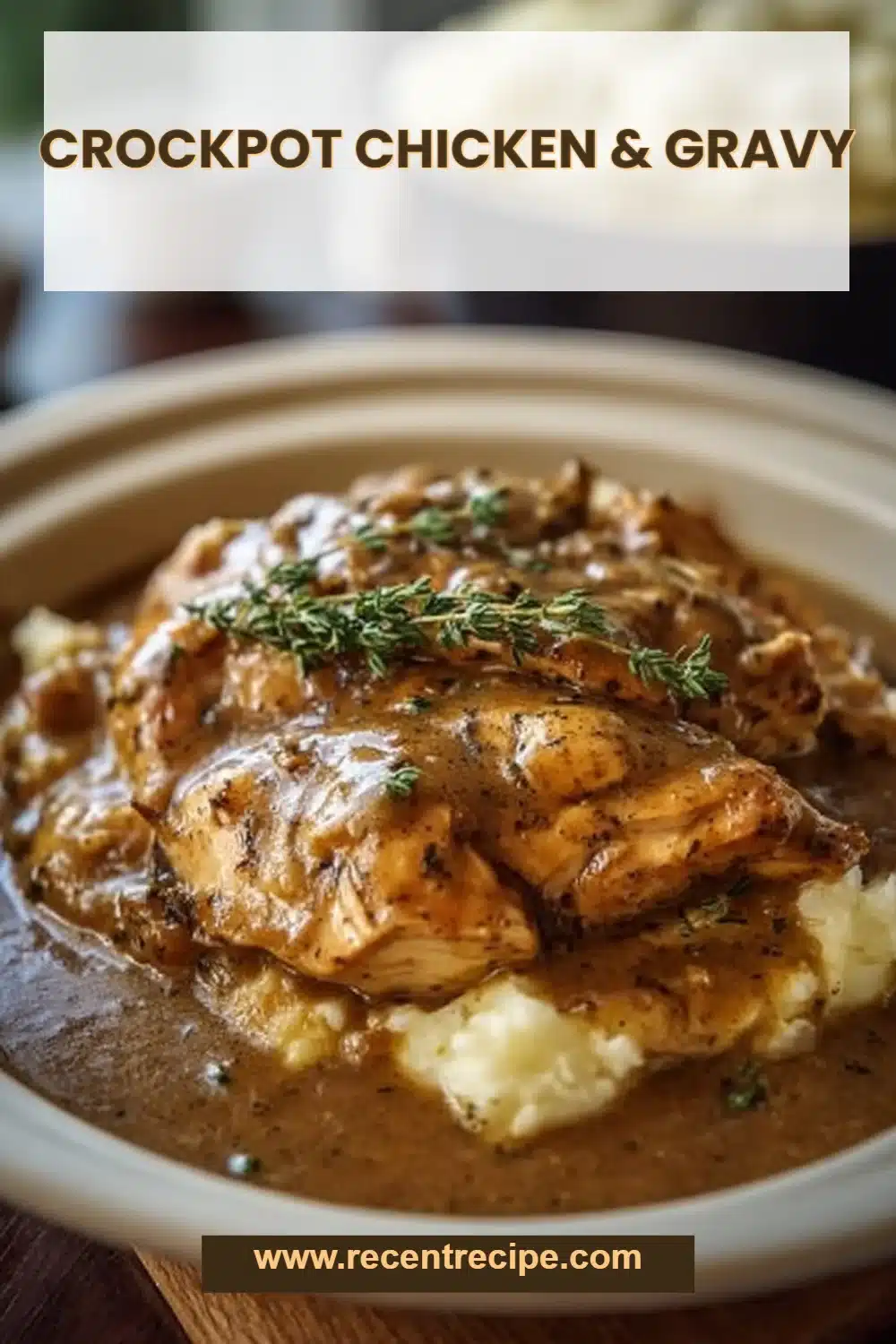 Crockpot Chicken & Gravy