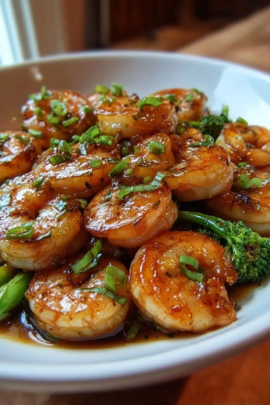 High-Protein Honey Garlic Shrimp