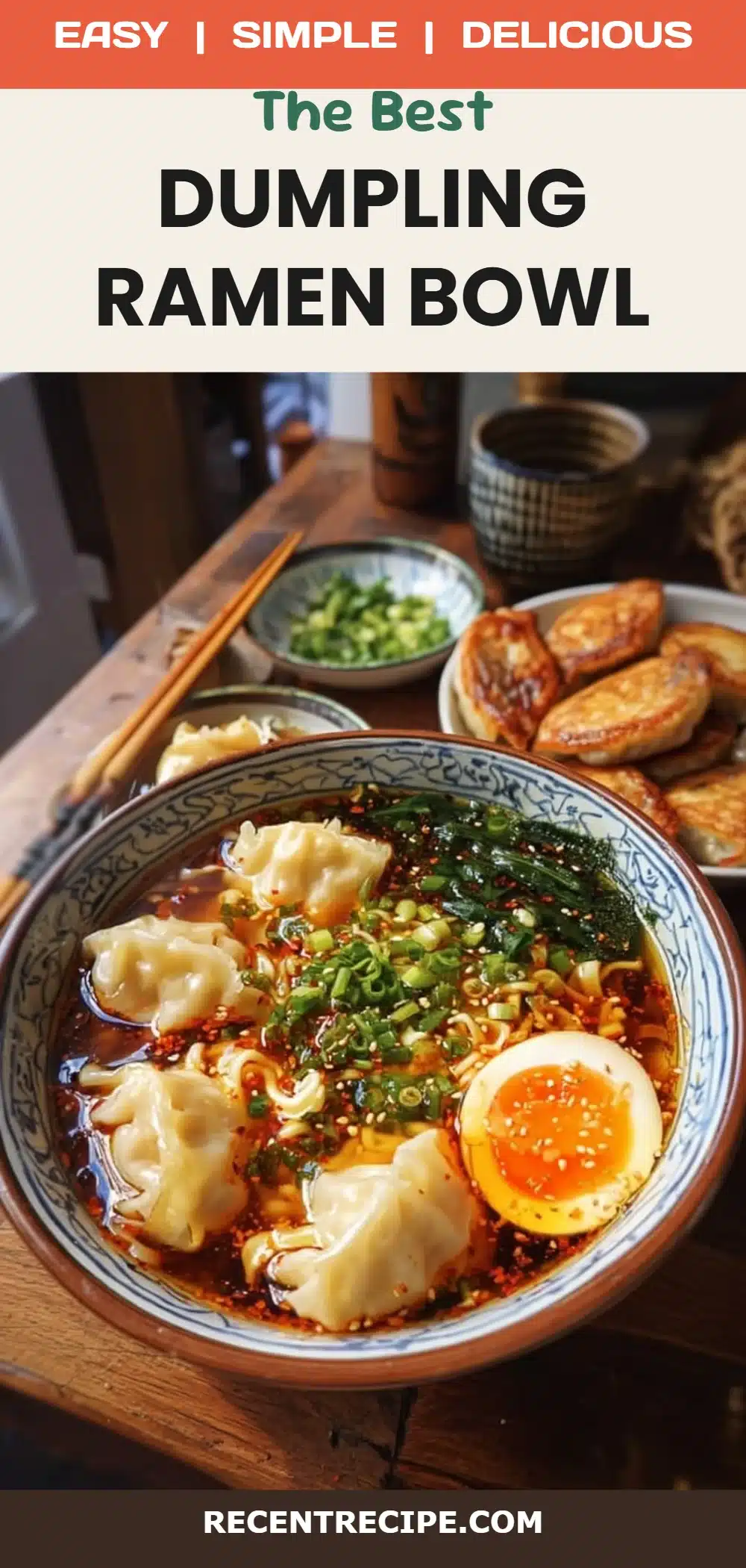 Dumpling Ramen Bowl
