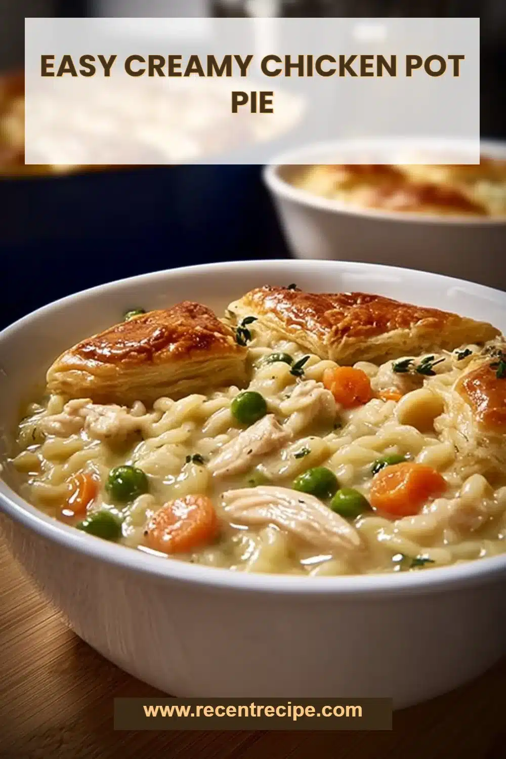 Easy Creamy Chicken Pot Pie