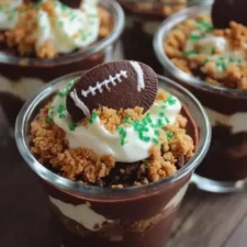 Easy Football Dirt Cups