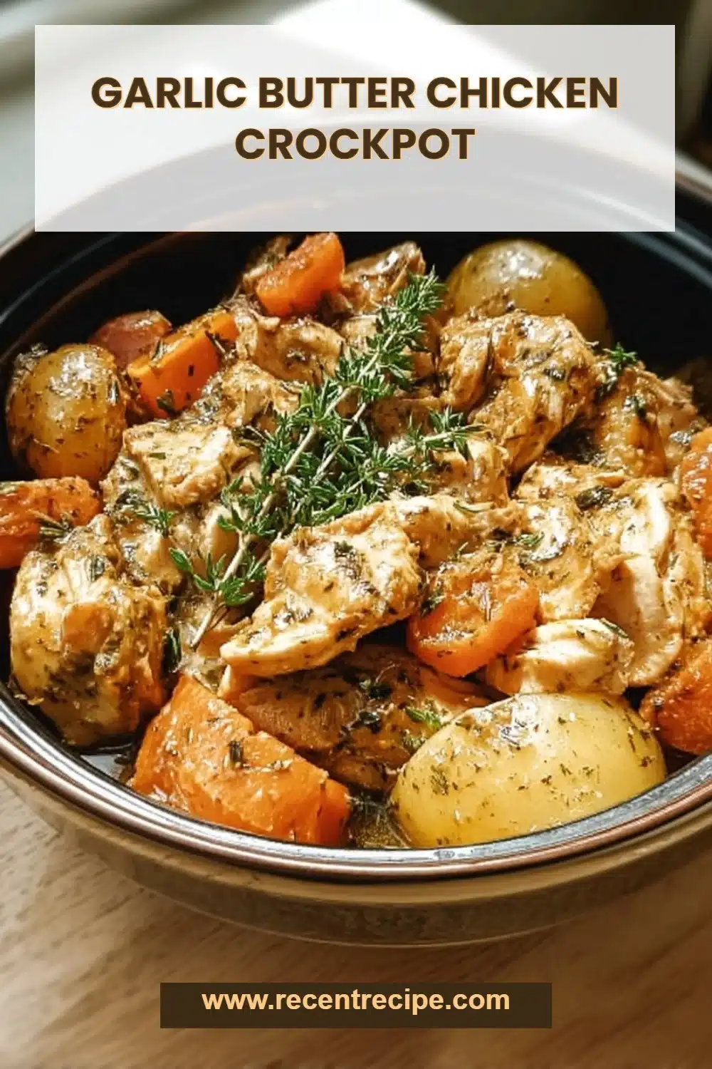 Garlic Butter Chicken Crockpot