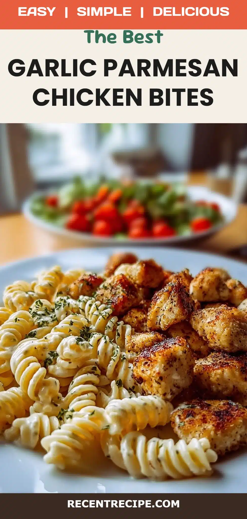 Garlic Parmesan Chicken Bites