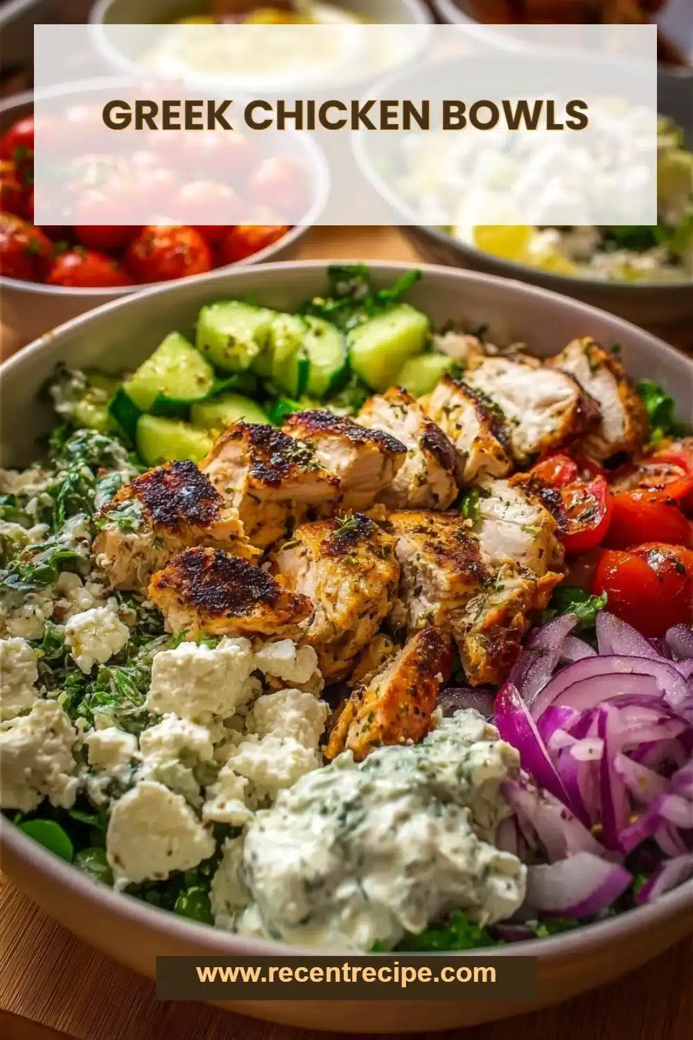 Greek Chicken Bowls