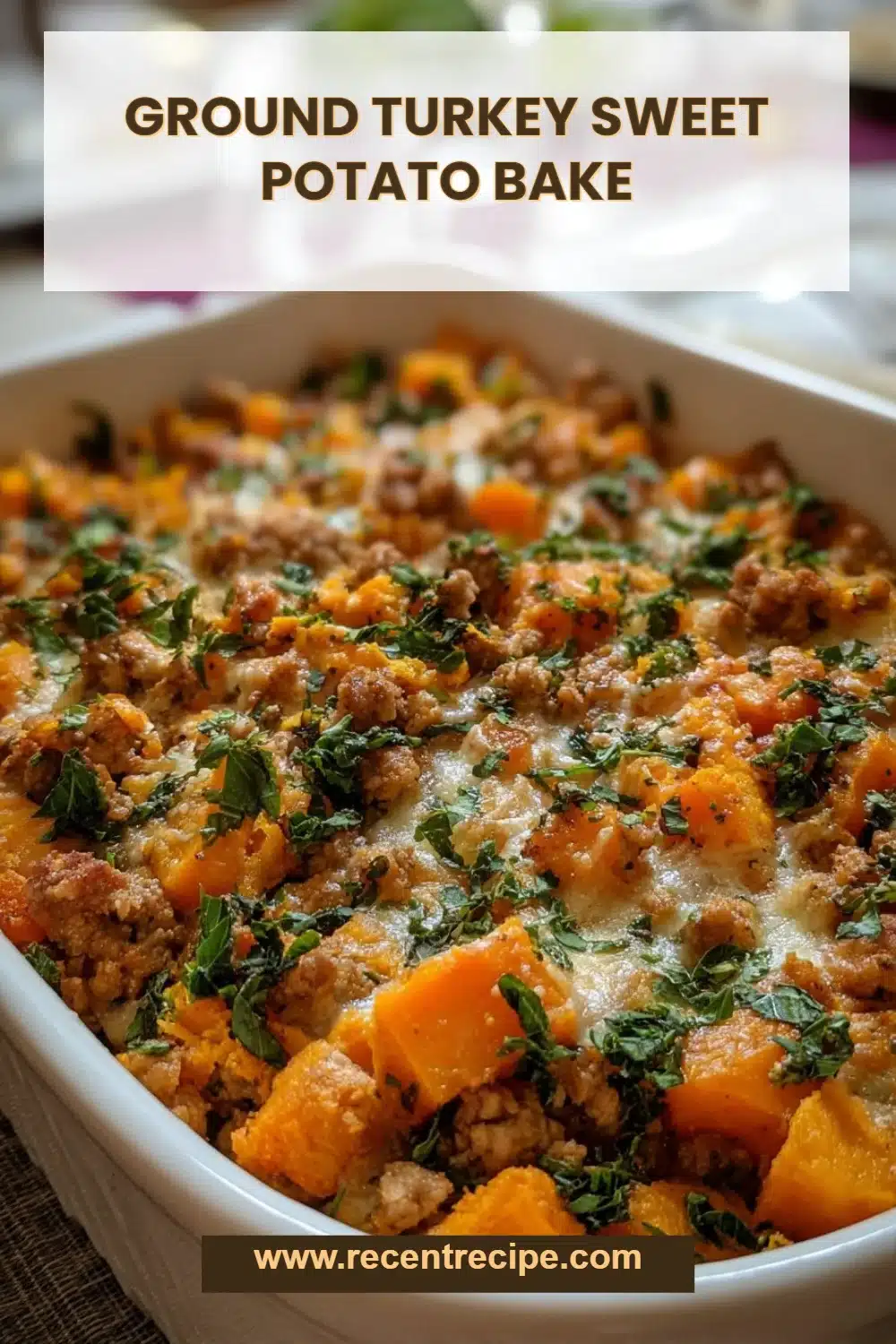 Ground Turkey Sweet Potato Bake