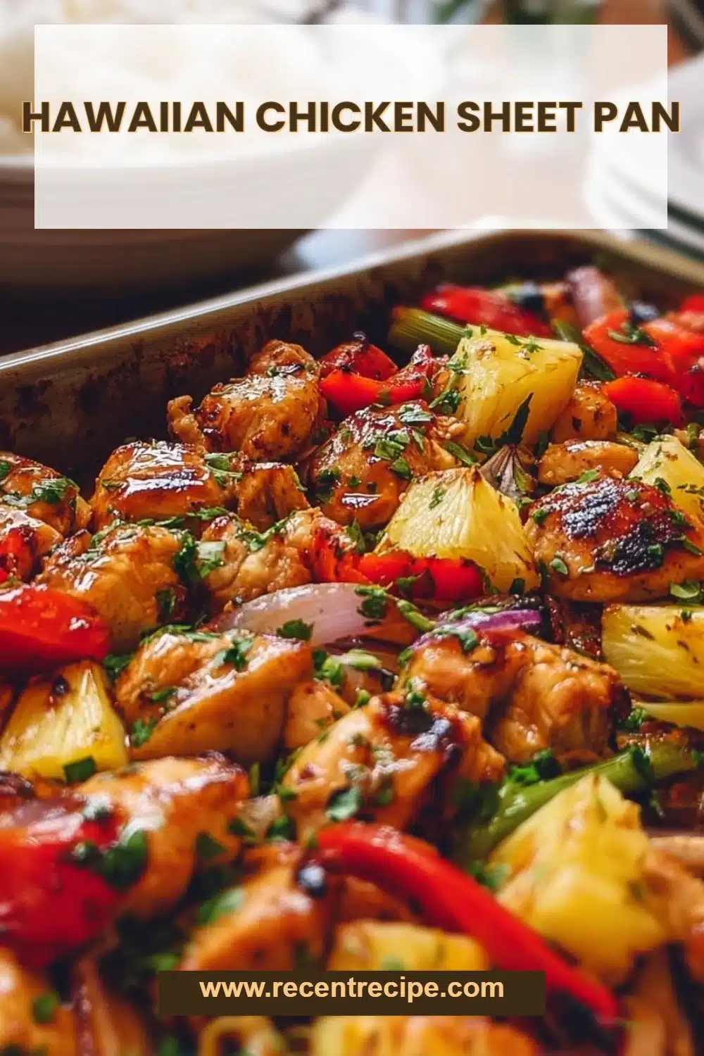 Hawaiian Chicken Sheet Pan