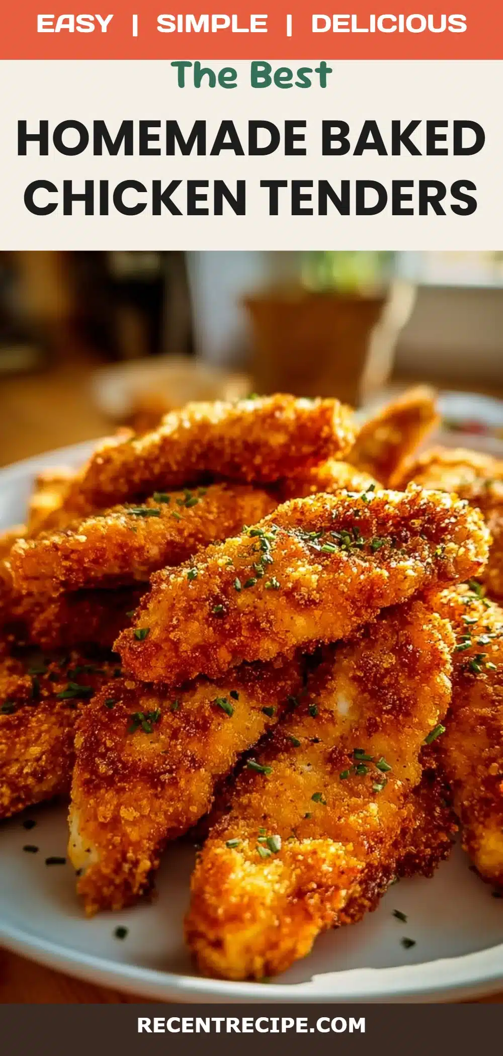 Homemade Baked Chicken Tenders