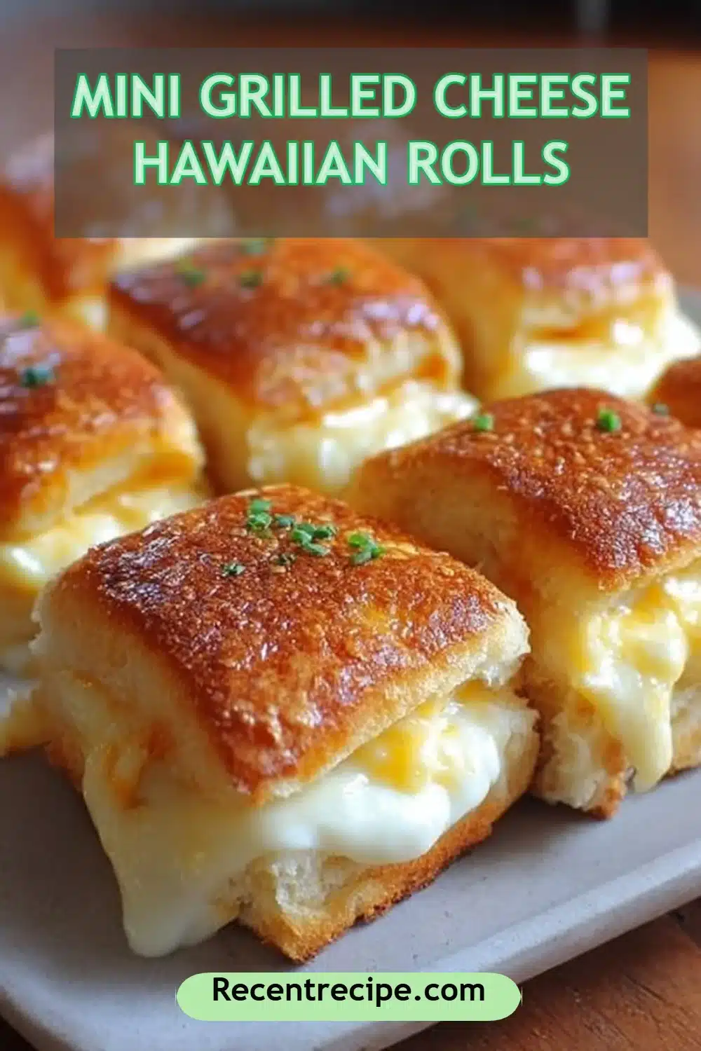 Mini Grilled Cheese Hawaiian Rolls