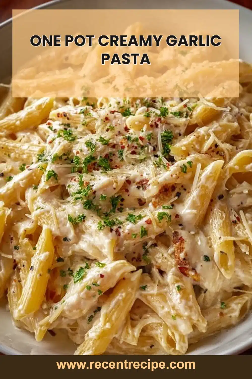 One Pot Creamy Garlic Pasta