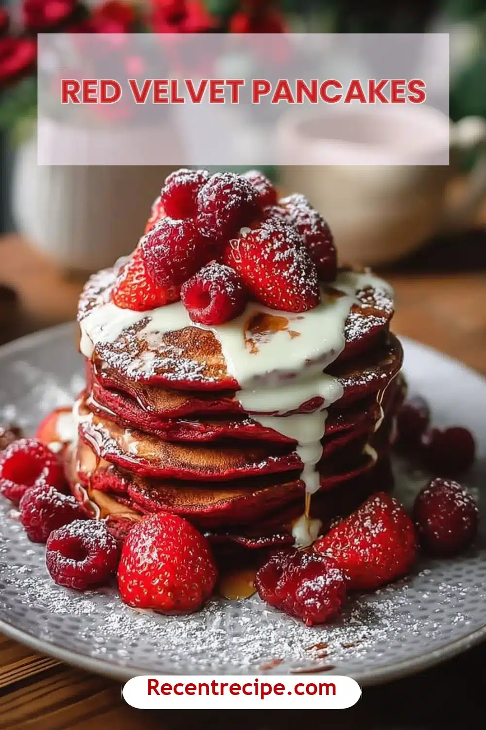 Red Velvet Pancakes