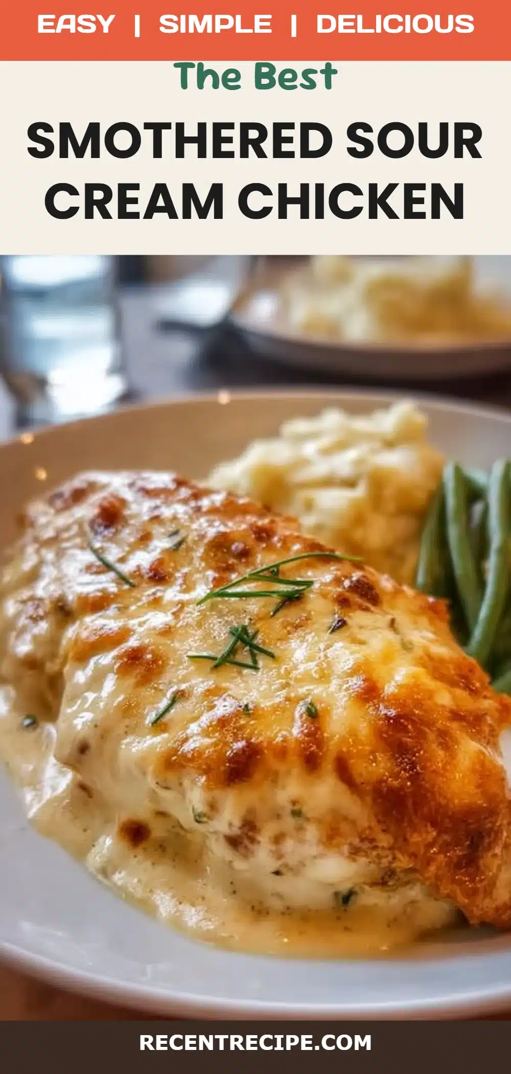 Smothered Sour Cream Chicken