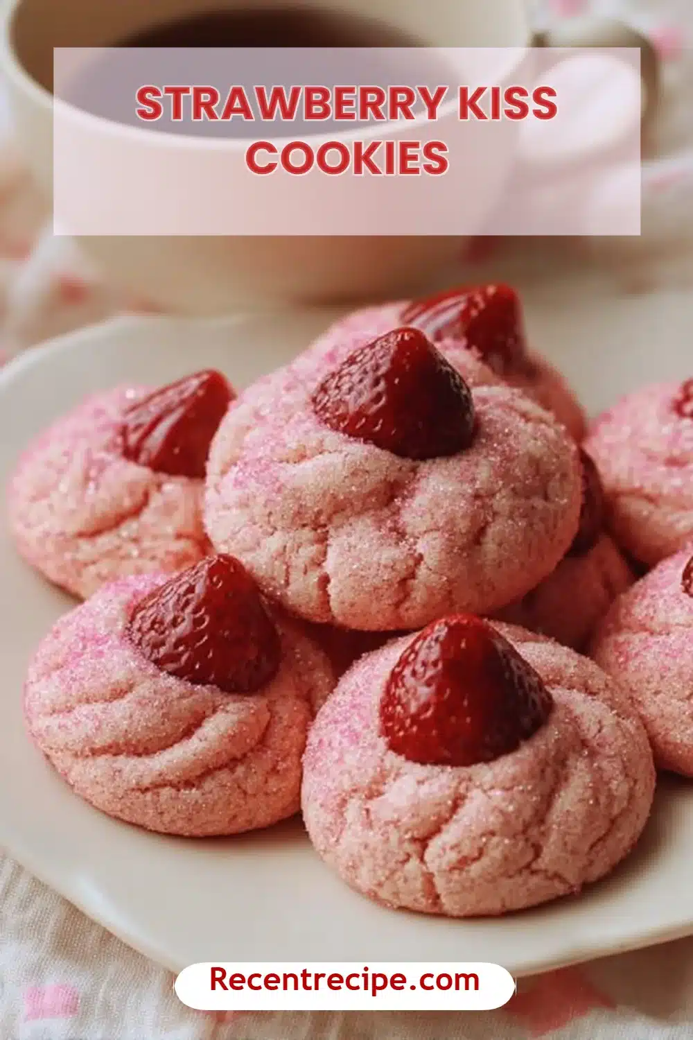 Strawberry Kiss Cookies