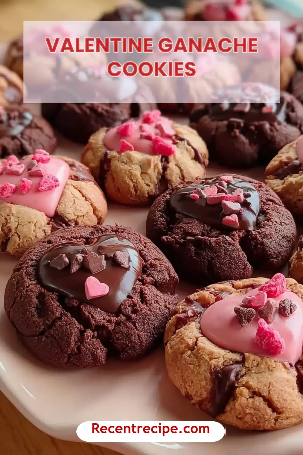 Valentine Ganache Cookies