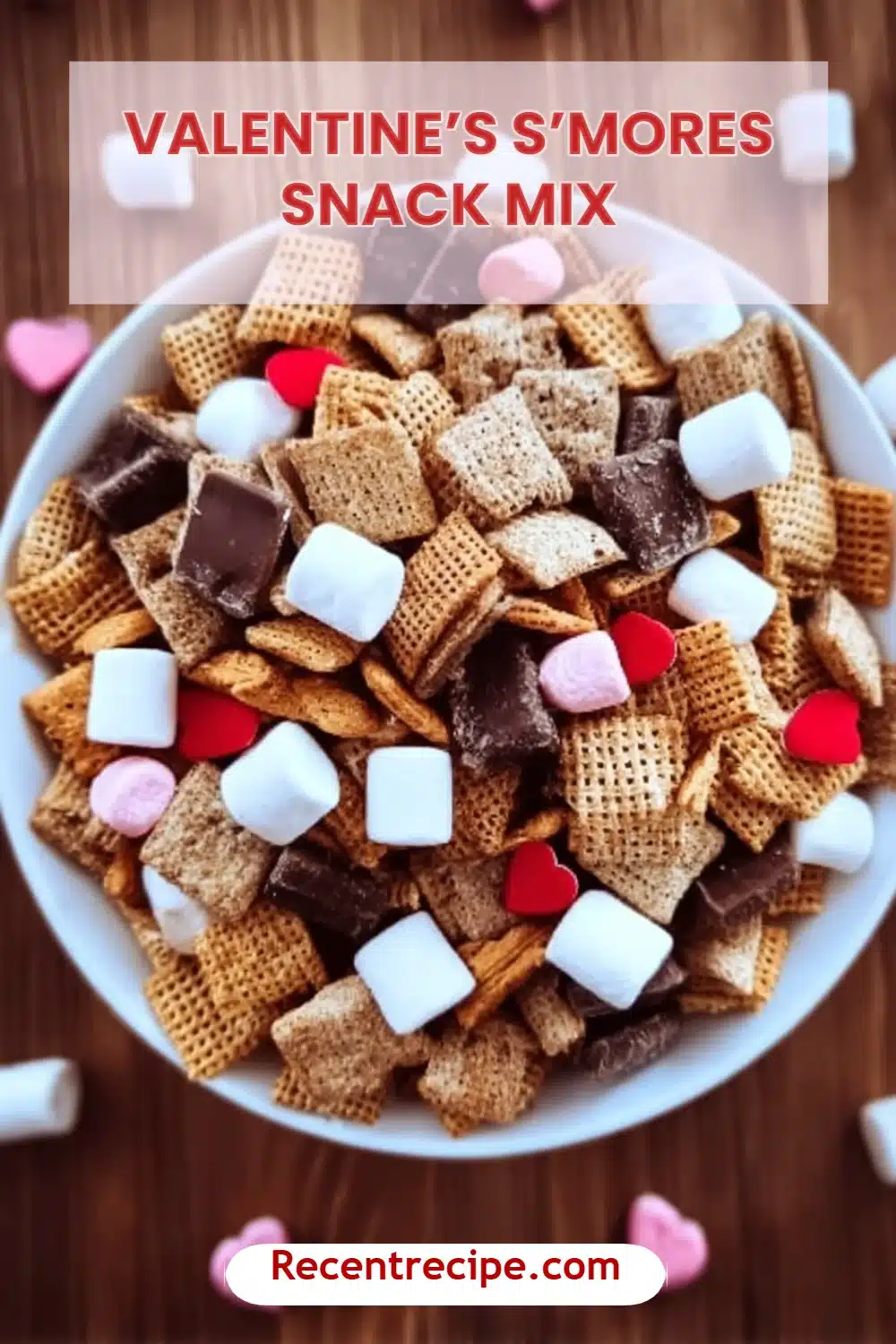 Valentine’s S’mores Snack Mix
