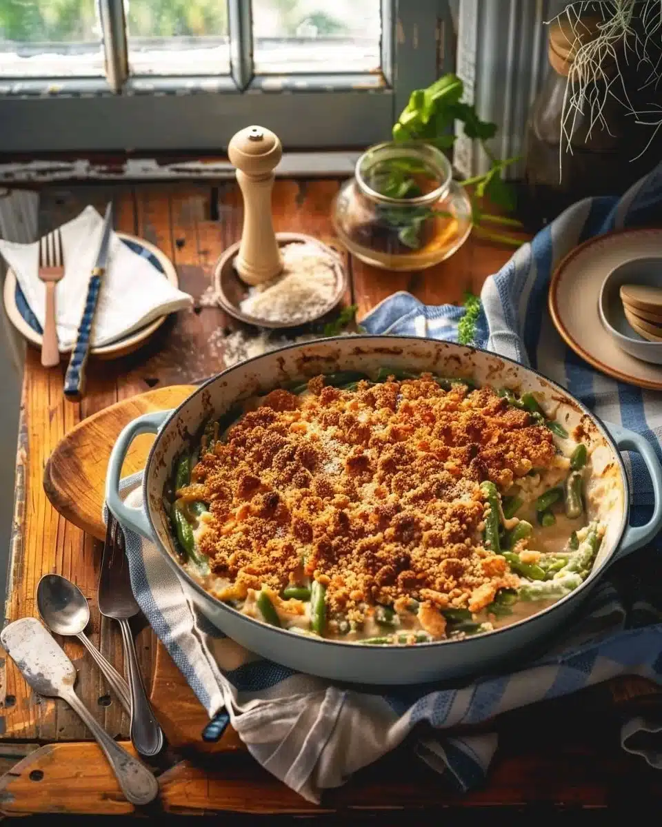 Cozy Green Bean Casserole