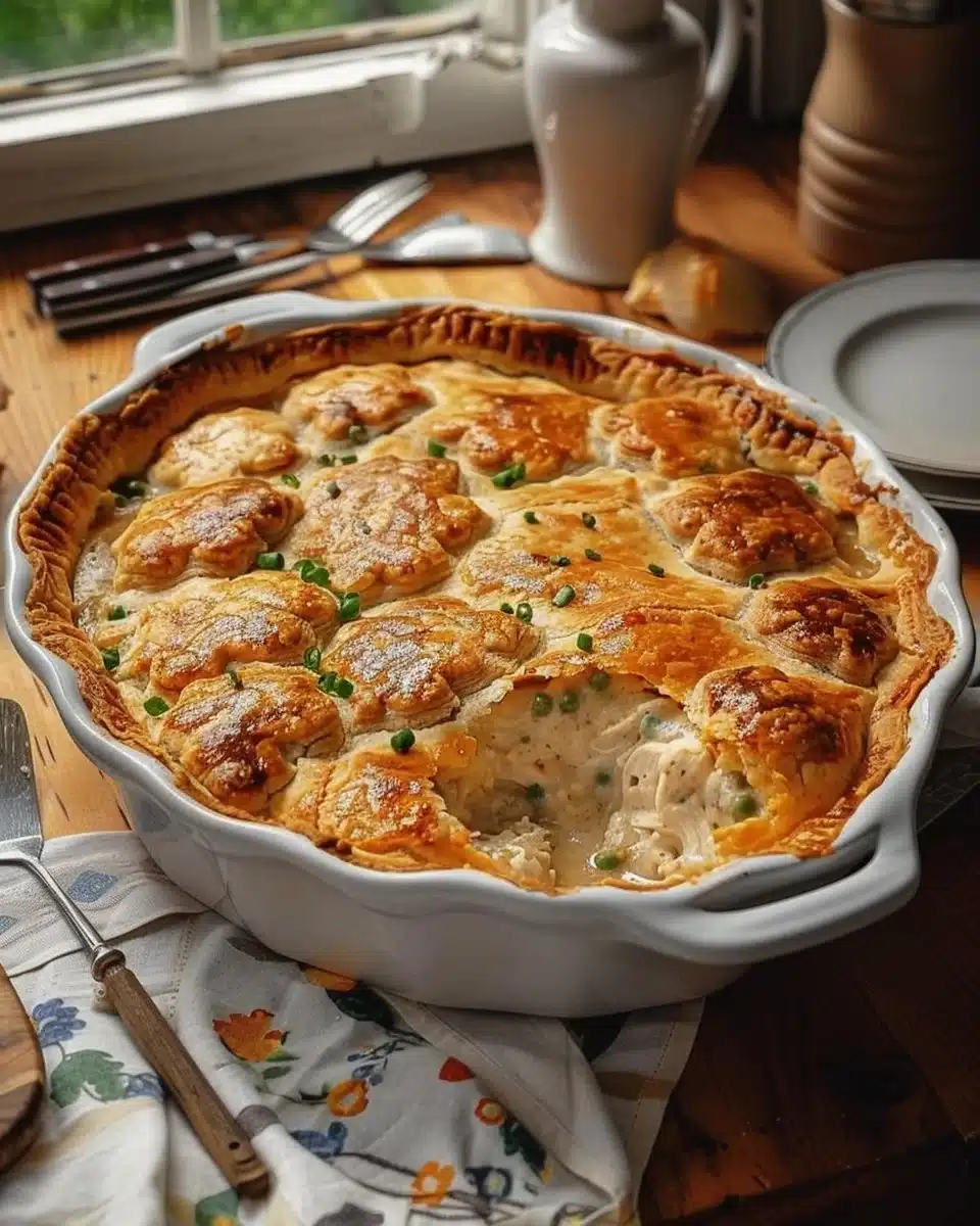 Easy Chicken Pot Pie Casserole