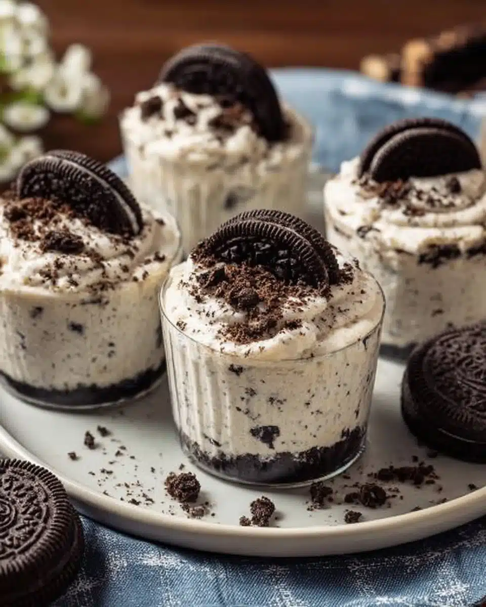 Oreo No-Bake Cheesecake Cups