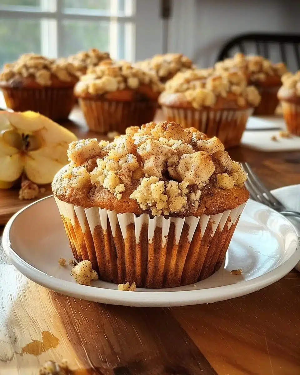 Apple Cinnamon Streusel Muffins