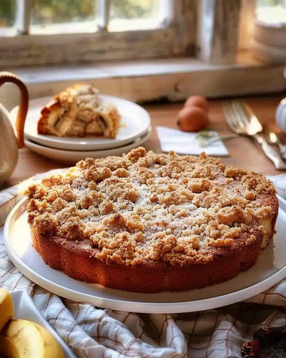Banana Crumb Coffee Cake