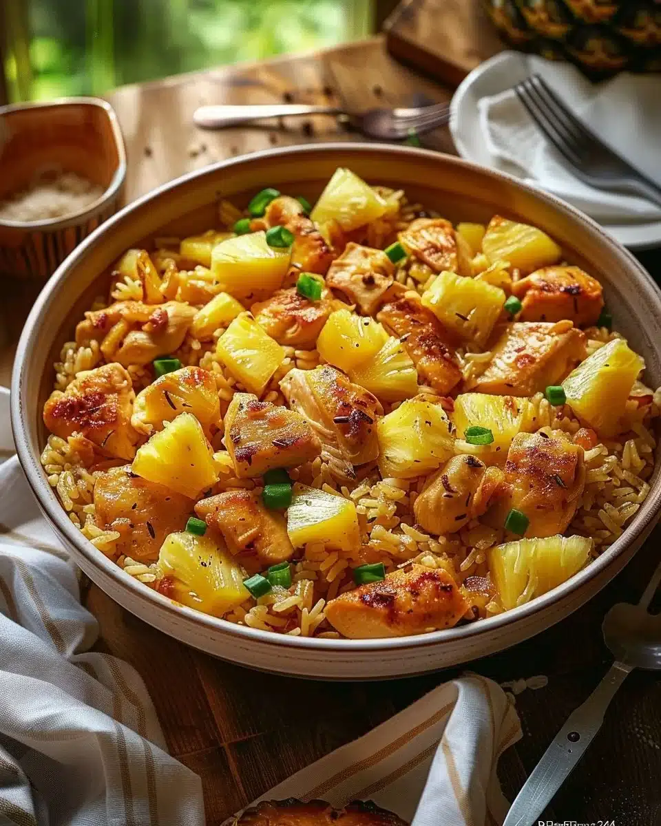 Easy Pineapple Chicken & Rice