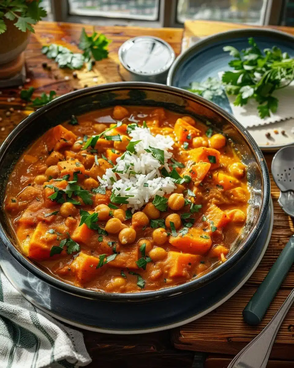 Sweet Potato & Chickpea Curry