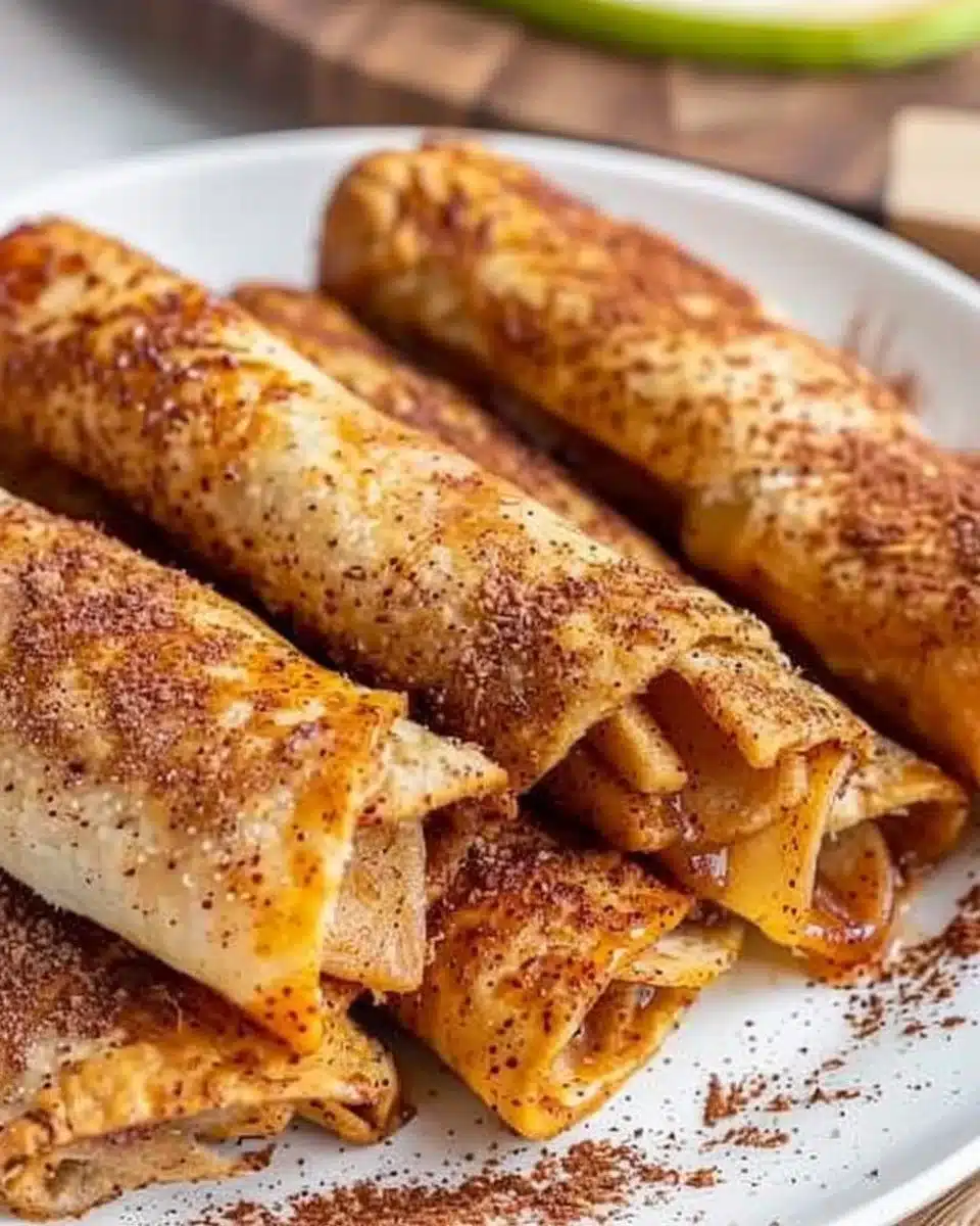 Air Fryer Apple Pie Taquitos