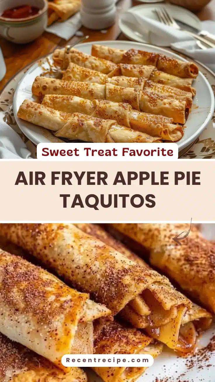 Air Fryer Apple Pie Taquitos