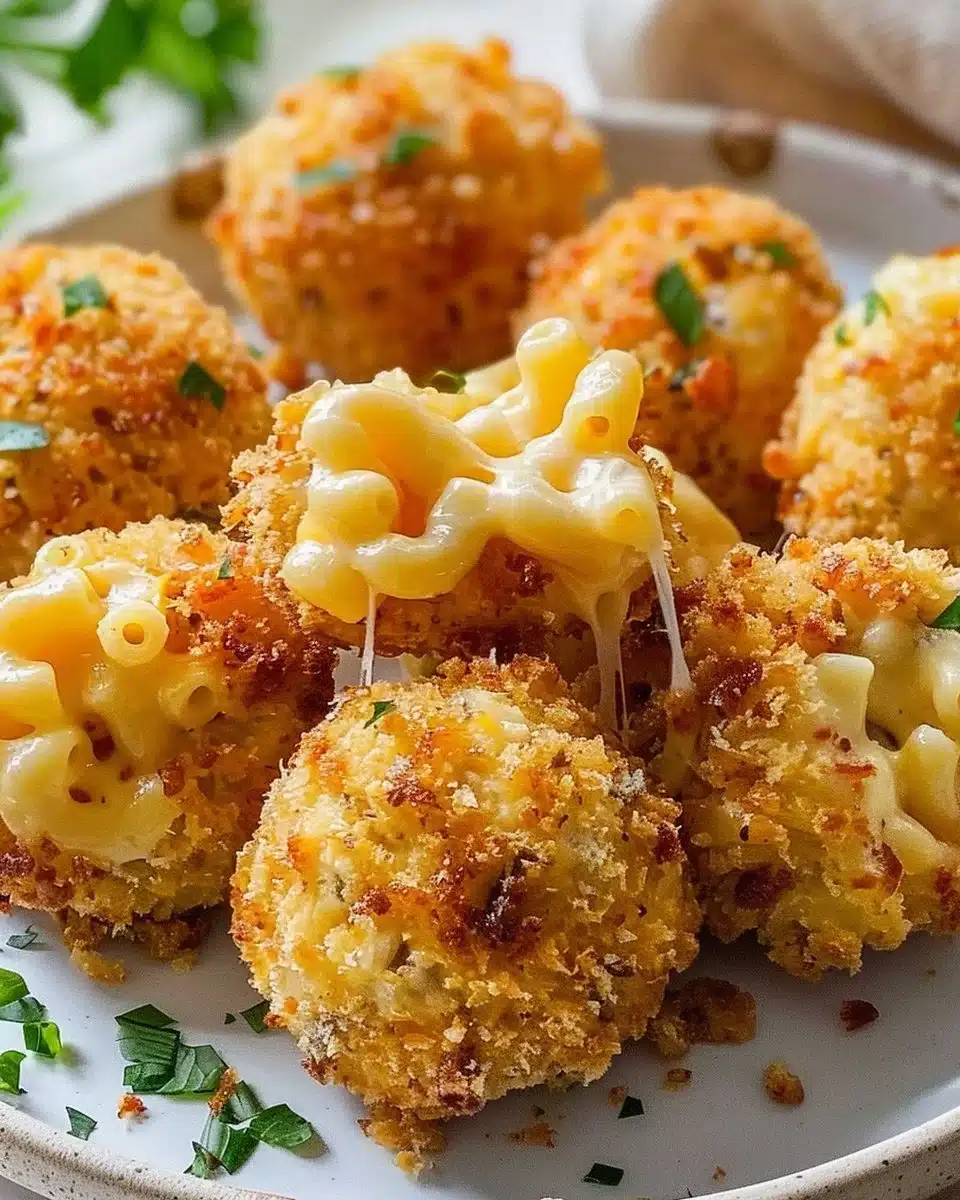 Air Fryer Mac & Cheese Balls
