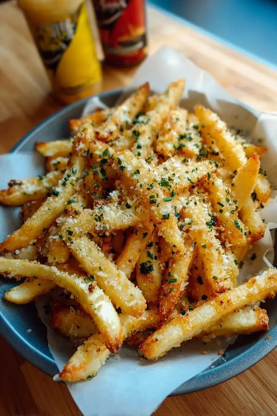 Baked Garlic Parmesan Fries