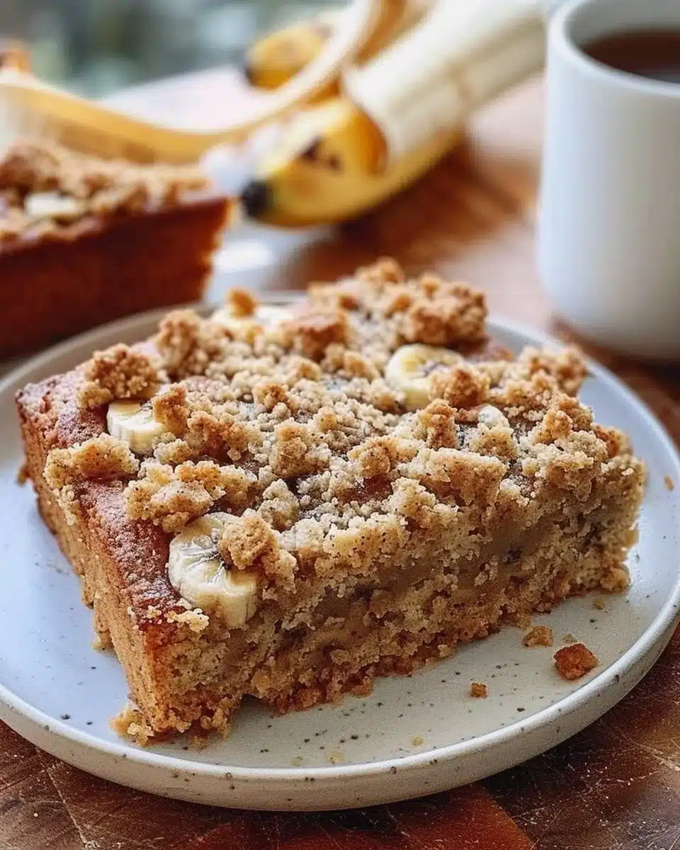 Banana Crumb Coffee Cake