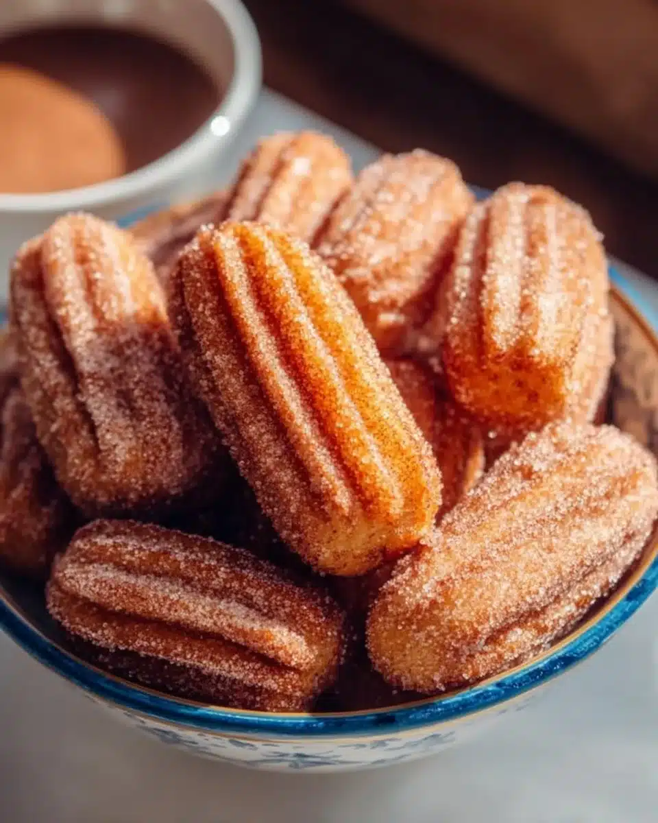Healthy Baked Churro Bites