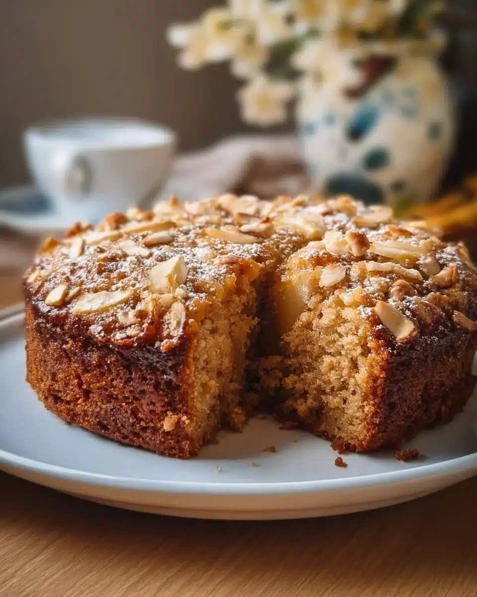 Healthy Oatmeal Apple Cake