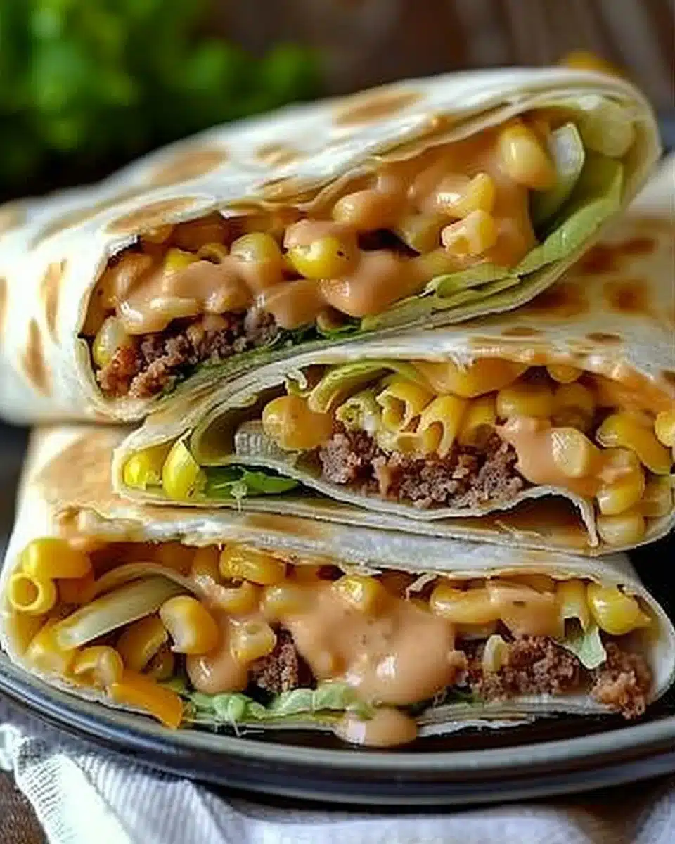 Big Mac Wraps Recipe – Easy & Delicious Meal Idea