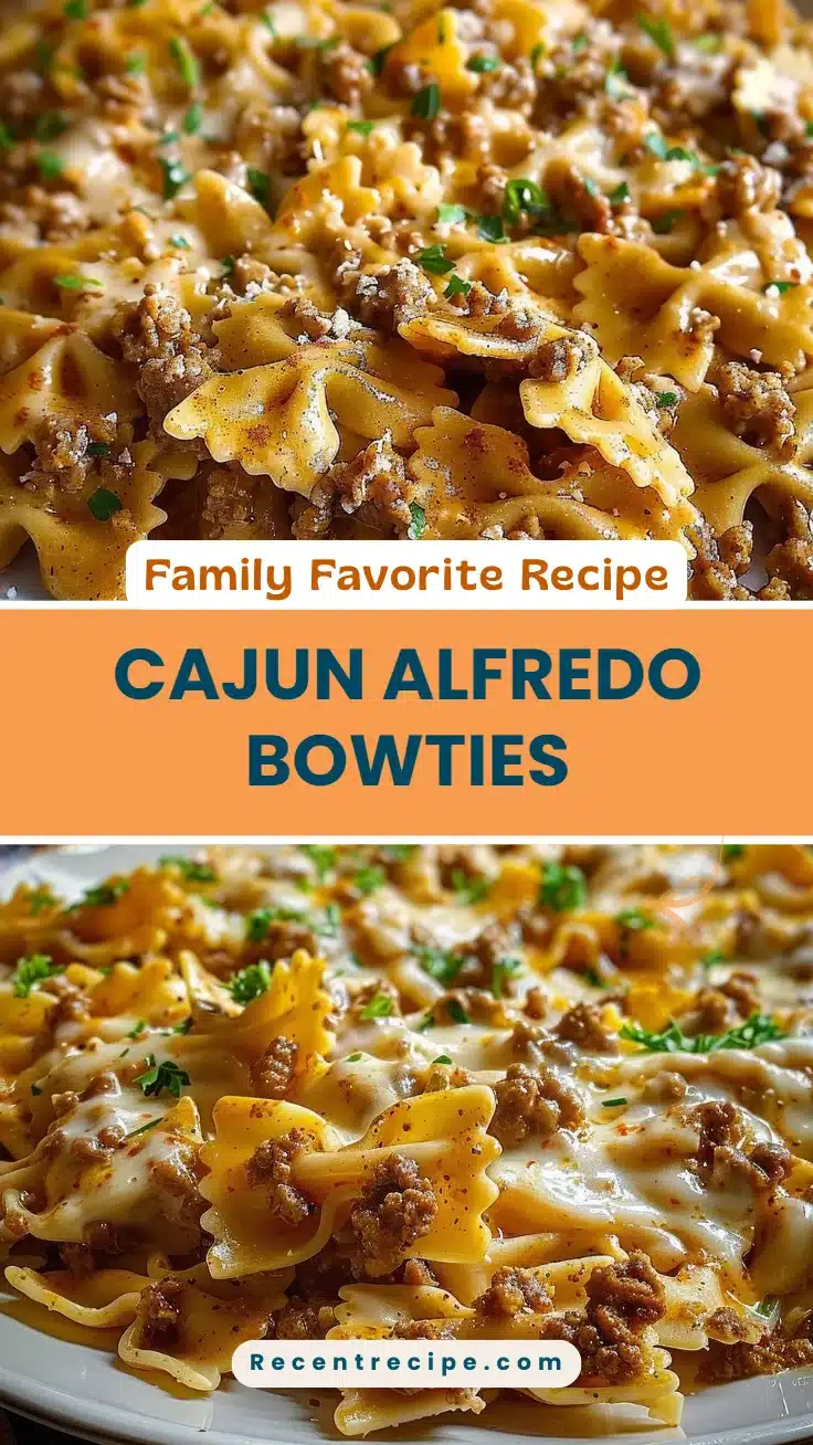 Cajun Alfredo Bowties