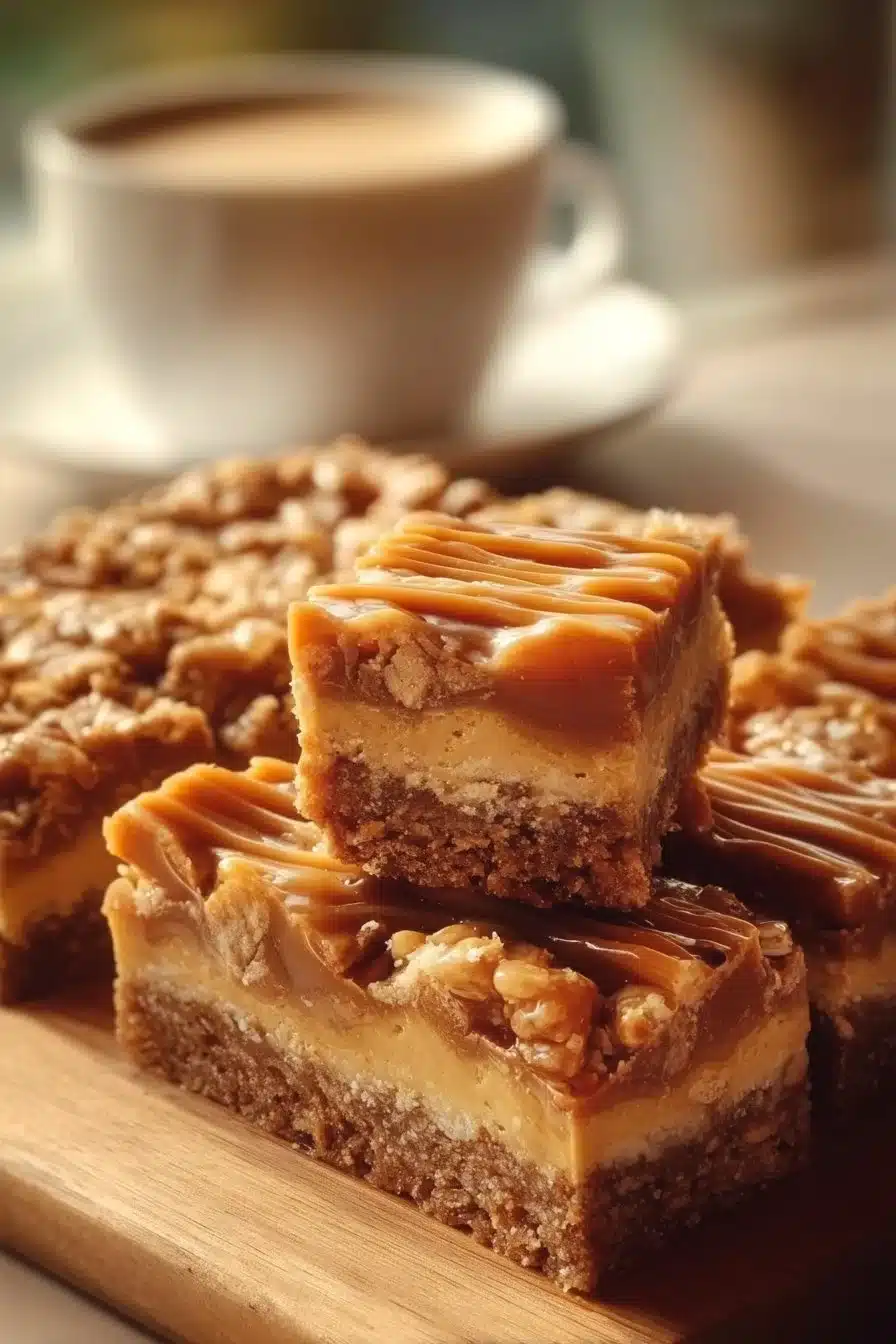 Caramel Crush Bars Dessert
