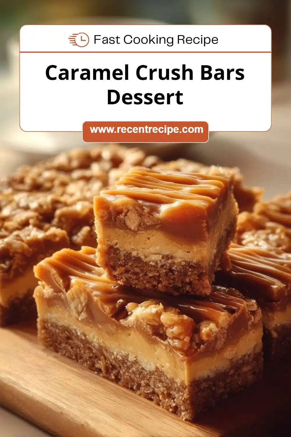 Caramel Crush Bars Dessert