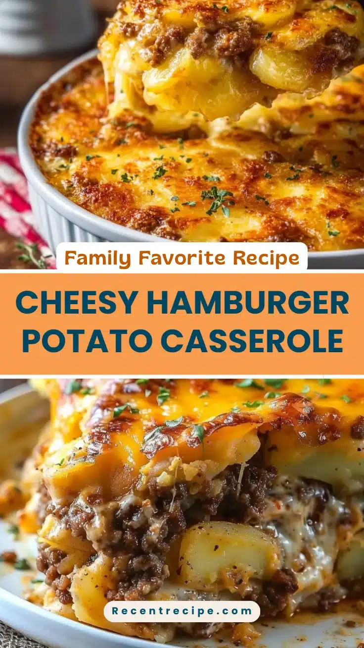 Cheesy Hamburger Potato Casserole