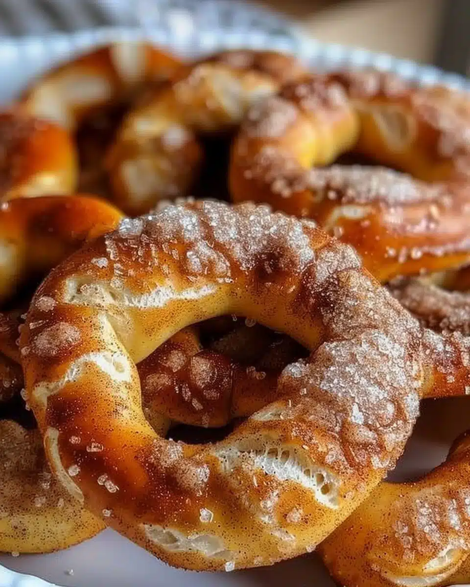Cinnamon Sugar Soft Pretzels