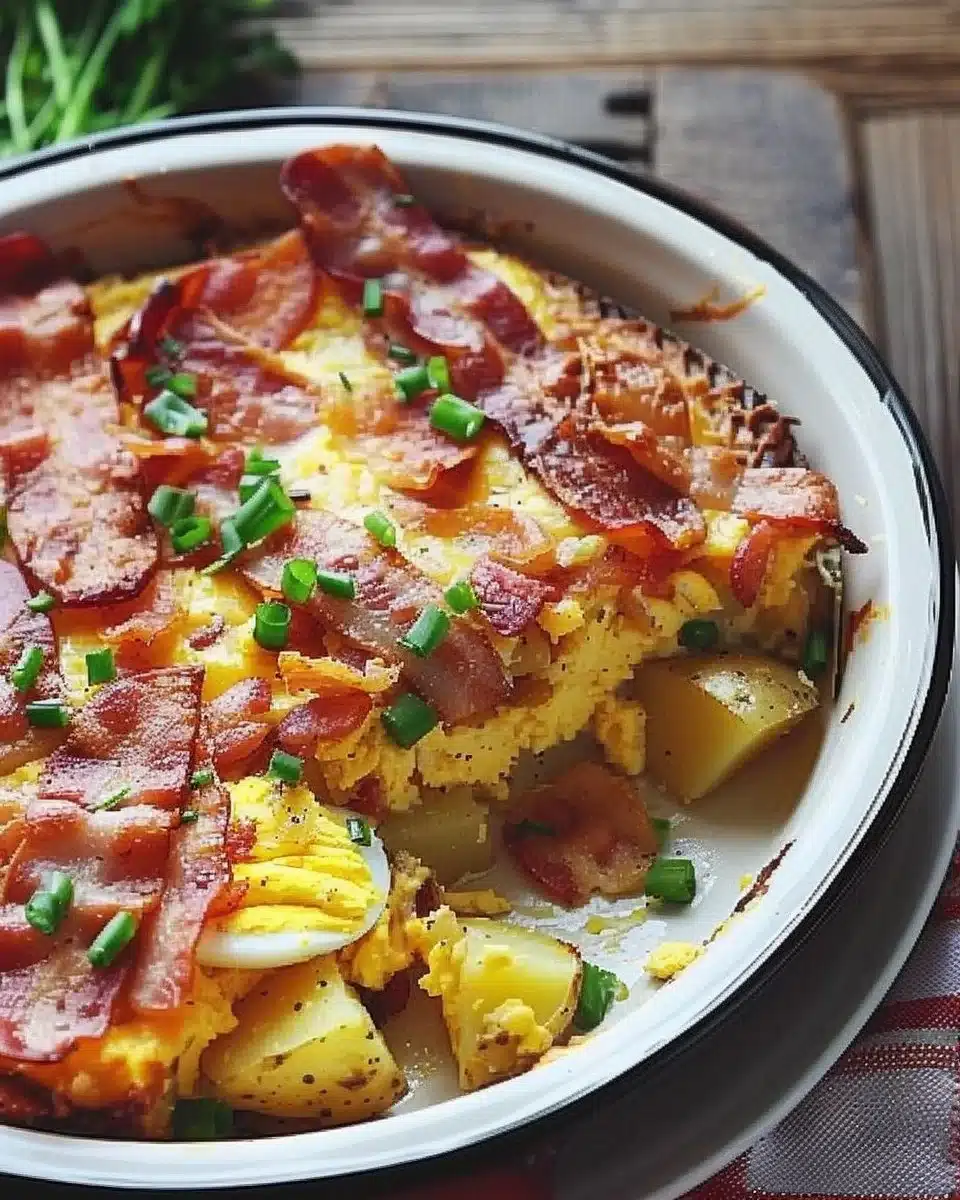 Bacon, Potato, and Egg Casserole: Delicious Brunch Recipe