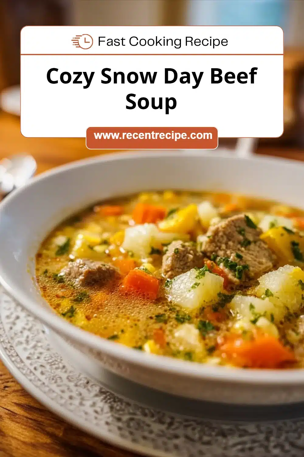 Cozy Snow Day Beef Soup