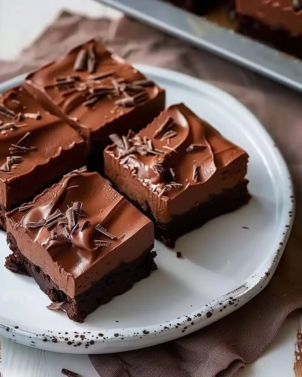 Chocolate Mousse Brownies