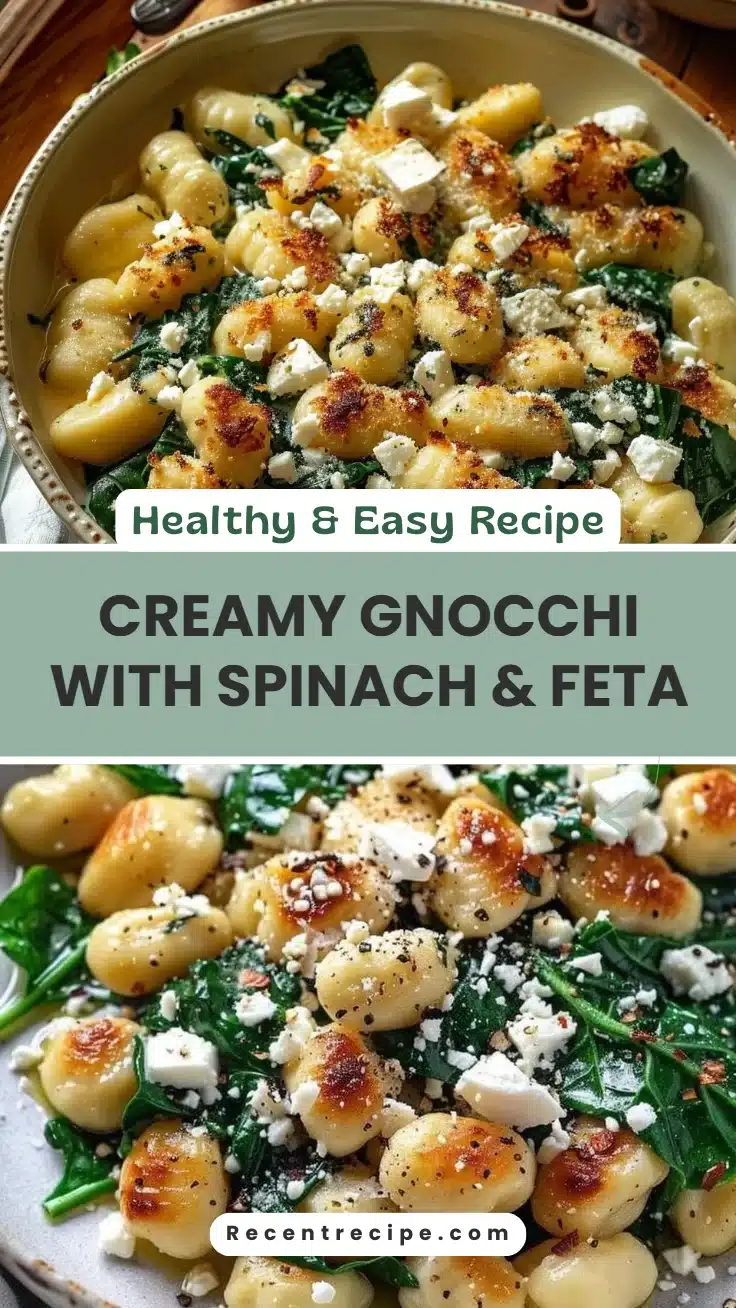 Creamy Gnocchi with Spinach & Feta