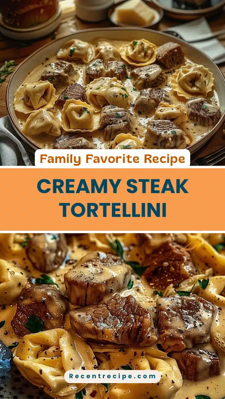 Creamy Steak Tortellini