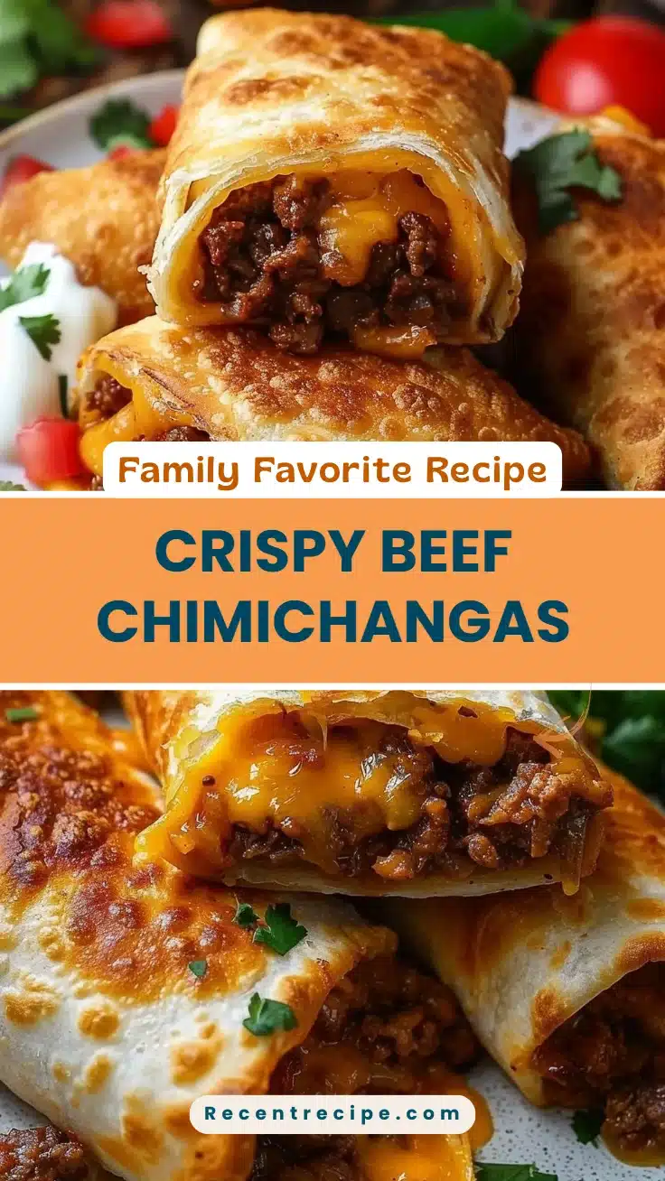 Crispy Beef Chimichangas