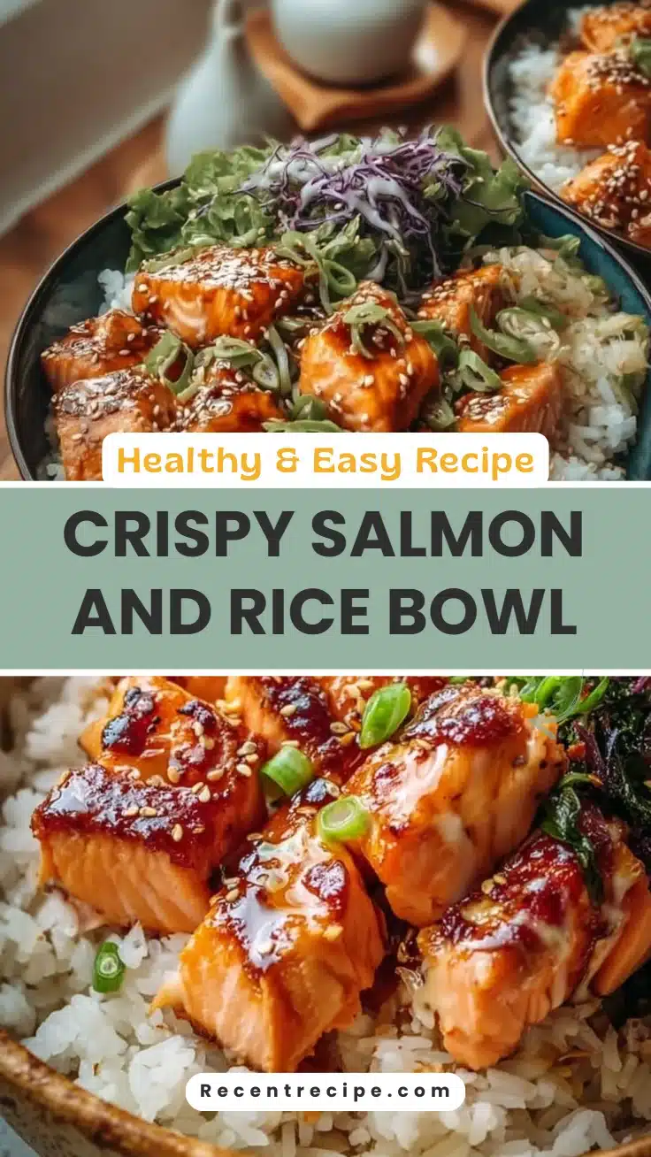 Crispy Salmon and Rice Bowl
